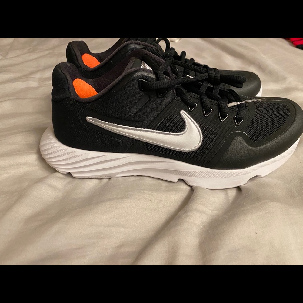 Nike Alpha Huarache Turf Black Softball Cleats